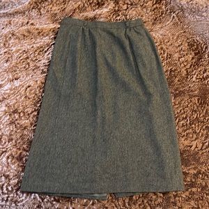 Vintage wool pencil skirt